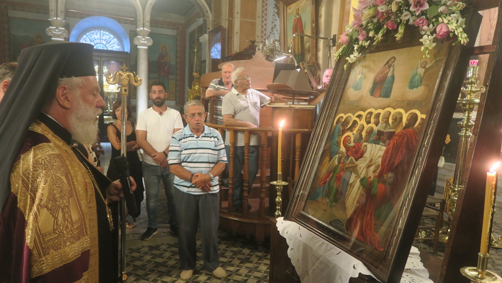 Μητρ.Σύρου: “Συμμετέχουμε στη θεϊκή δόξα διά της κοινωνίας μας με τους Αγίους”
