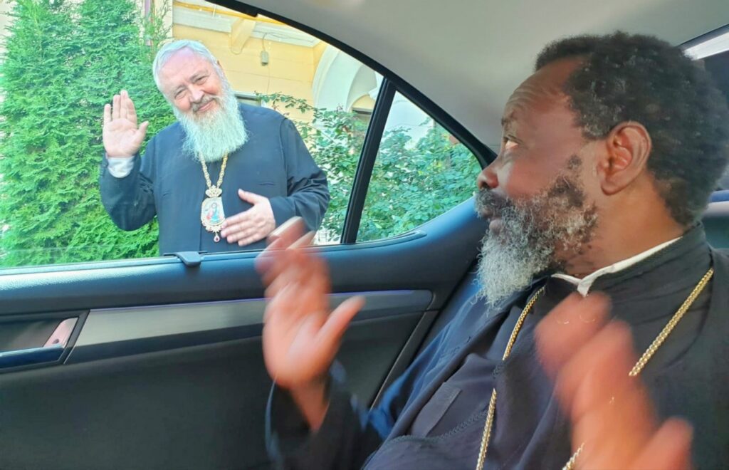 Rwanda & Burundi Metropolitan Innocentios enthralled by humility, patience and love of large crowd of pilgrims at Nicula Monastery