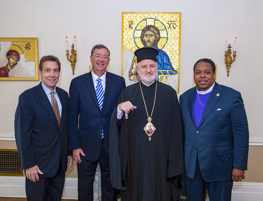 Archbishop Elpidophoros meets with NCC Delegation