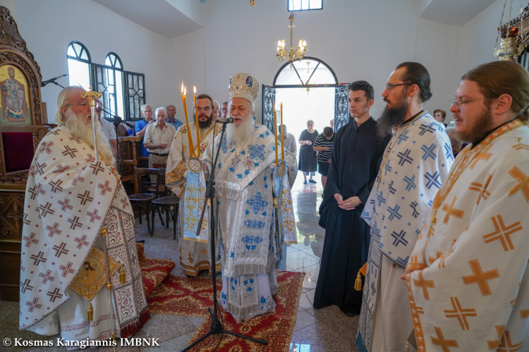 Αρχιερατική Θεία Λειτουργία επί τη μνήμη του Αγίου Νικολάου του Κοκοβίτη στο Πολυδένδρι