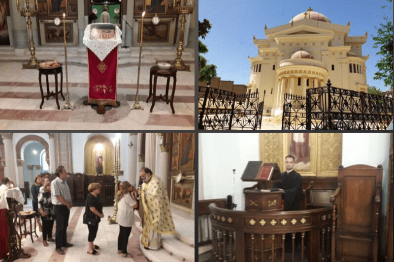 Ιστορικές στιγμές στο Κάιρο- Λειτούργησε ο Αγ. Κωνσταντίνος