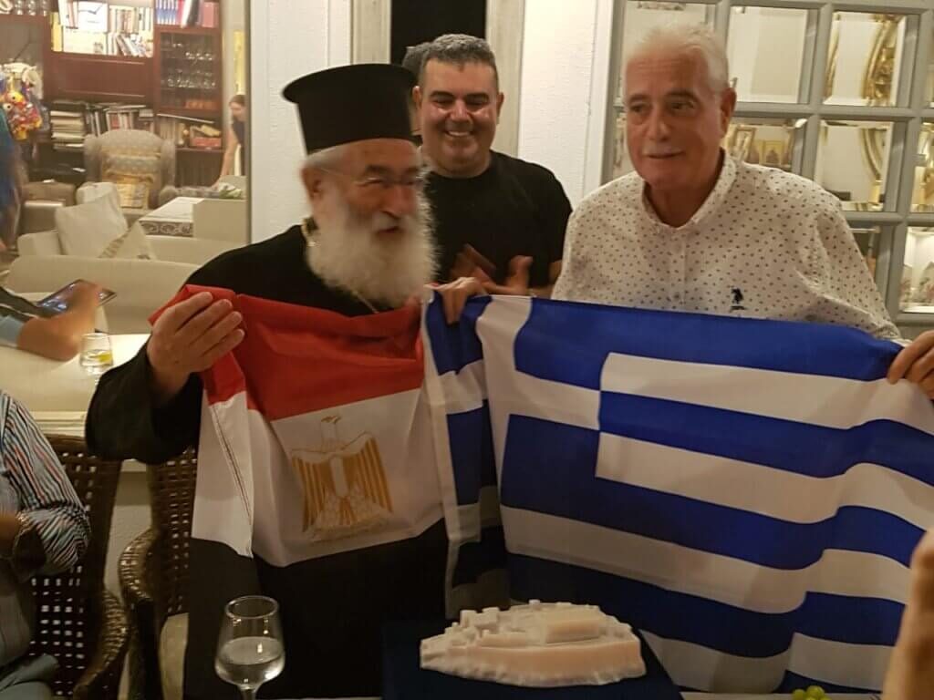 Συνάντηση του Αρχιεπ. Δαμιανού με τον Αιγύπτιο Υφ. Άμυνας