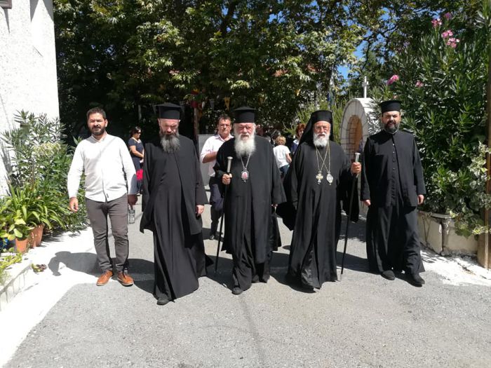 Ο Μακαριώτατος στα ονομαστήρια του Μαντινείας Αλεξάνδρου