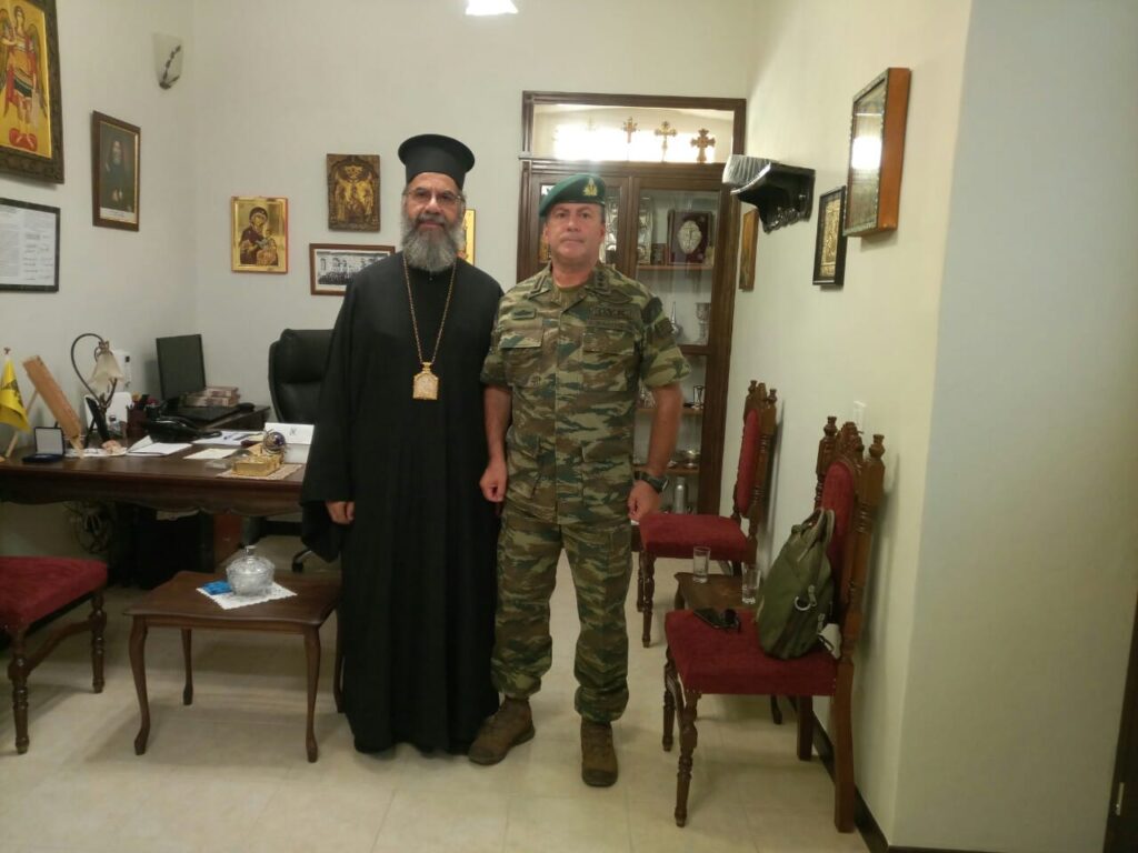 Επίσκεψη Στρατηγού 95 ΑΔΤΕ στην Ιερά Μητρόπολη Σύμης