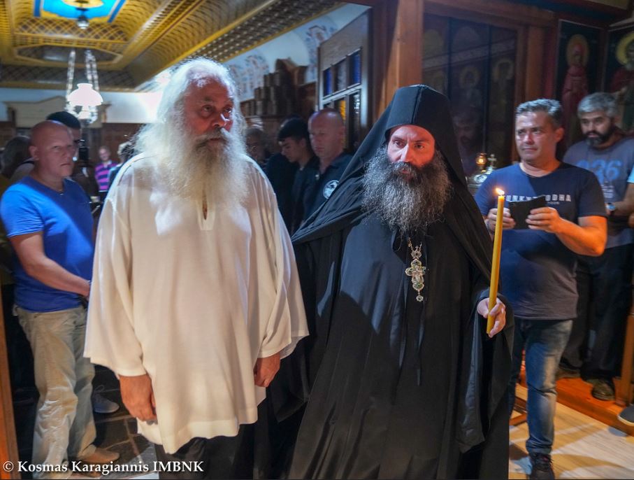 Κουρά Μοναχού στην Ι.Μ. Παναγίας Καλλίπετρας