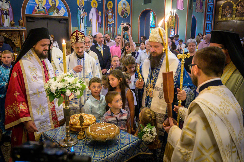 Serbian Bishops visit Saint Sava Church in Jackson, California