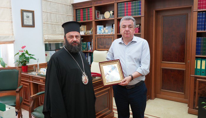 Συνάντηση Περιφερειάρχη Κρήτης με τον Μητροπολίτη Νέας Ζηλανδίας
