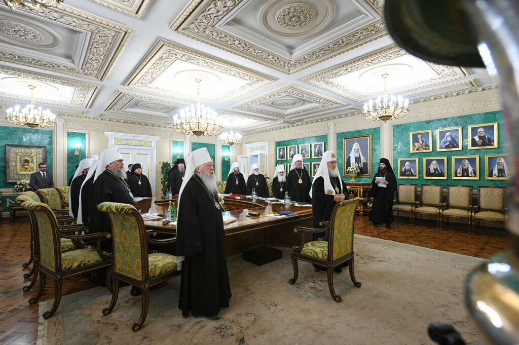 Святейший Патриарх Кирилл возглавил 60-е заседание Священного Синода со времени начала своего Первосвятительского служения