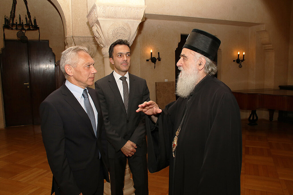 Serbian Patriarch receives Ambassador of the Russian Federation