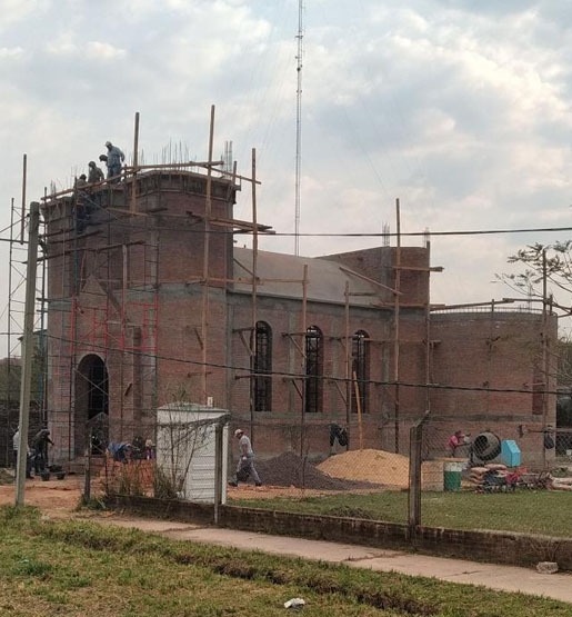 Напредује изградња храма Свете Тројице у Аргентини