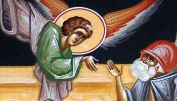 Κάθε μέρα άφηνε λίγο από το ψωμί του στον φύλακα άγγελό του