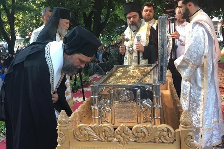 Ο Μητρ. Γαβριήλ στην εορτή του Αγ. Νήφωνος στη Ρουμανία