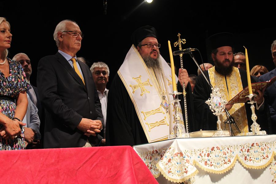 Ο Μητρ.Λαρίσης στην ορκωμοσία Δημάρχου Λαρισαίων