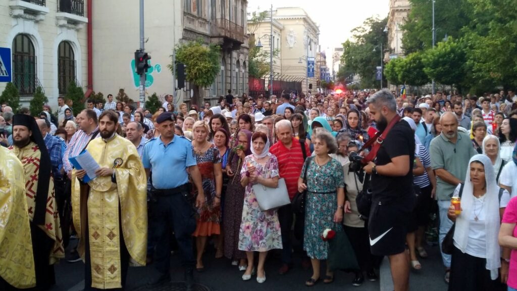 Moaştele Sfântului Gheorghe Pelerinul vin în Bucureşti
