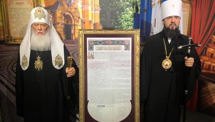 В Киеве откроют музей с восковыми фигурами Епифания и Филарета