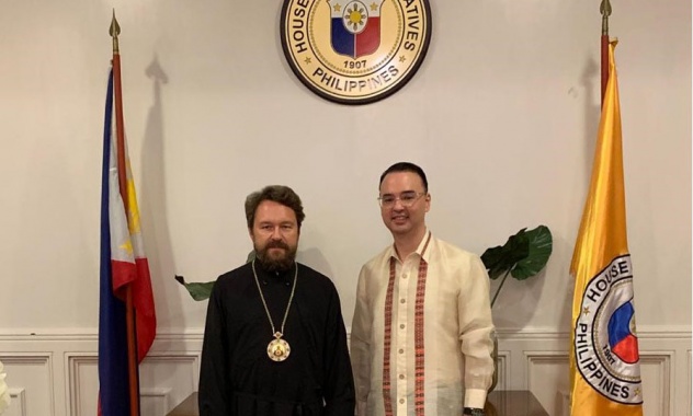 Митрополит Иларион встретился с председателем Палаты представителей Парламента Филиппин