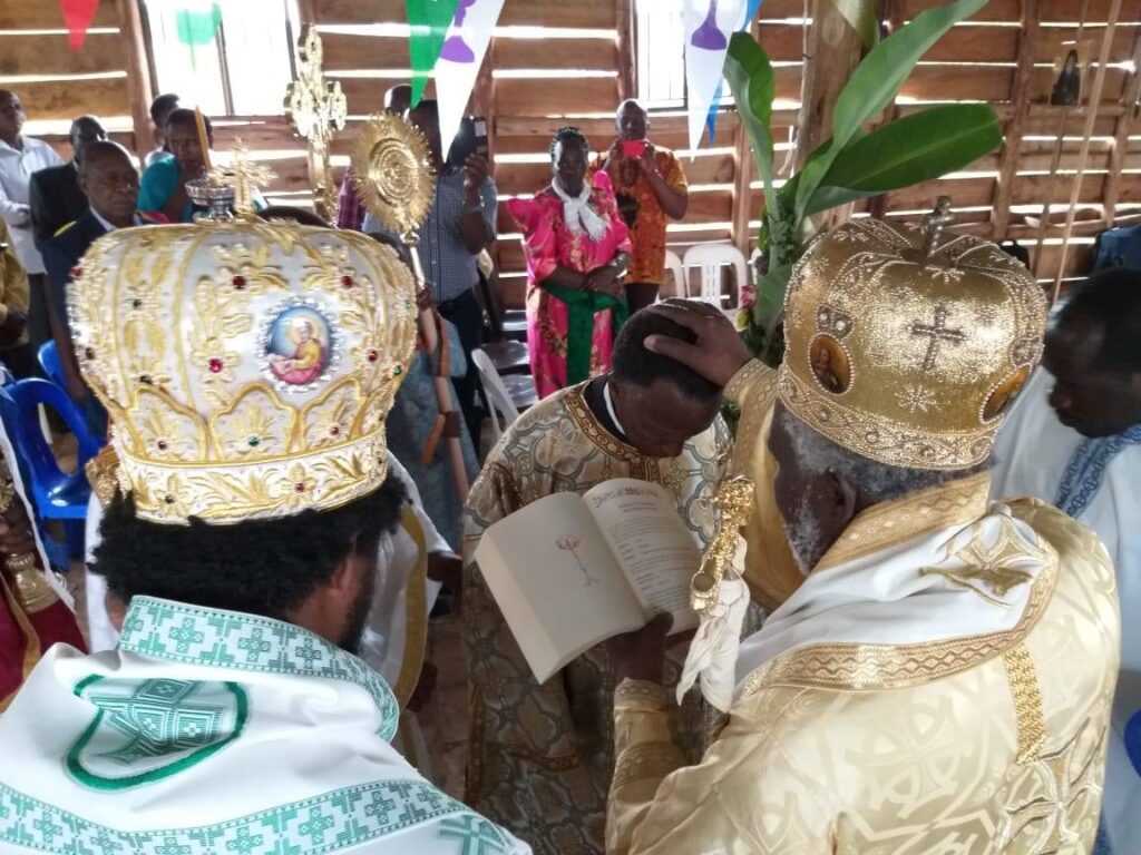 Uganda: His Eminence Metropolitan Jonah presided over the mystery of Ordination where Catechist Samuel Bigaruka was ordained to Deaconship