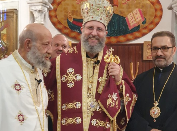 يوم الأحد الواقع فيه ٢٥ آب ٢٠١٩، قلّد راعي الأبرشية قدس المتقدم في الكهنة أثناسيوس سلوم، صليبًا، في نهاية خدمة تكريس