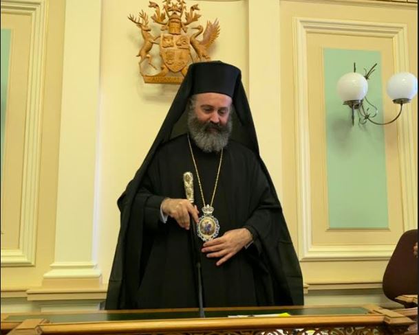 Ο Αρχιεπίσκοπος Μακάριος στη Βουλή της Κουινσλάνδης