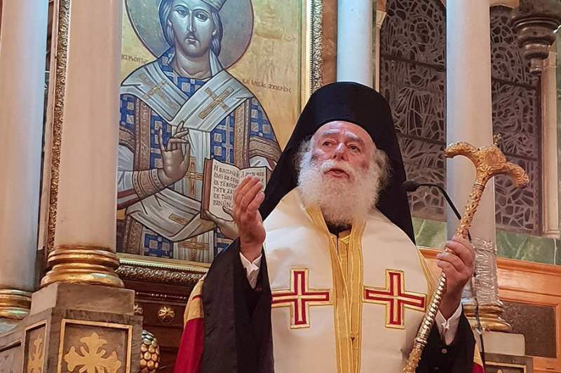 Αποχαιρετιστήρια συνάντηση του Πατριάρχη Θεόδωρου με τον απερχόμενο Πρέσβη Μιχάλη Διάμεση