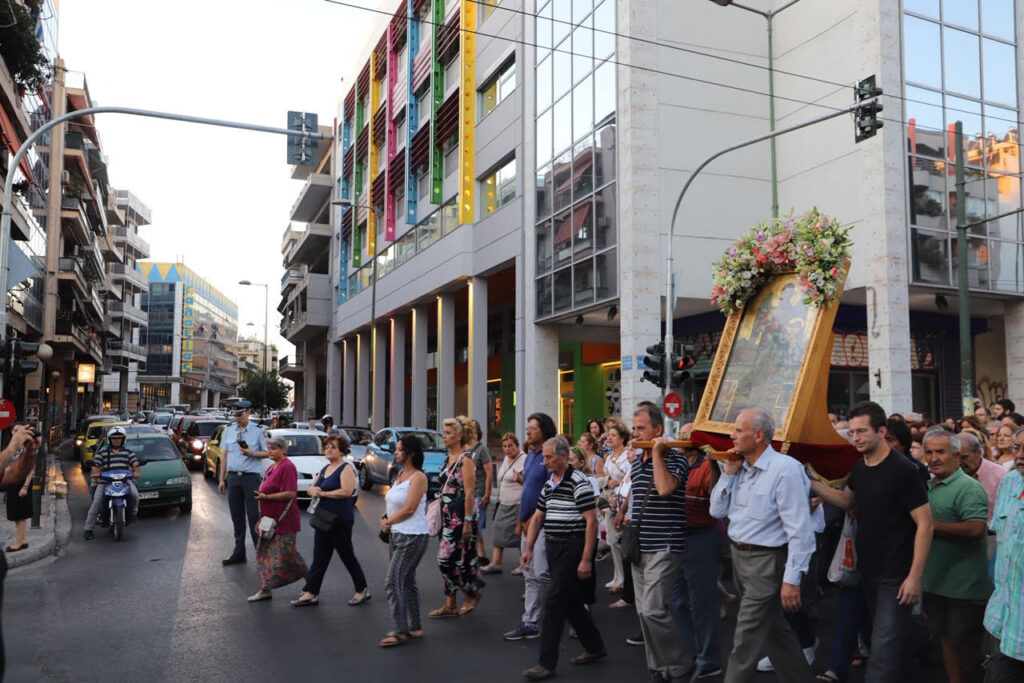 Η Λιτάνευσις του Αγίου Ιωάννου επί της οδού Βουλιαγμένης