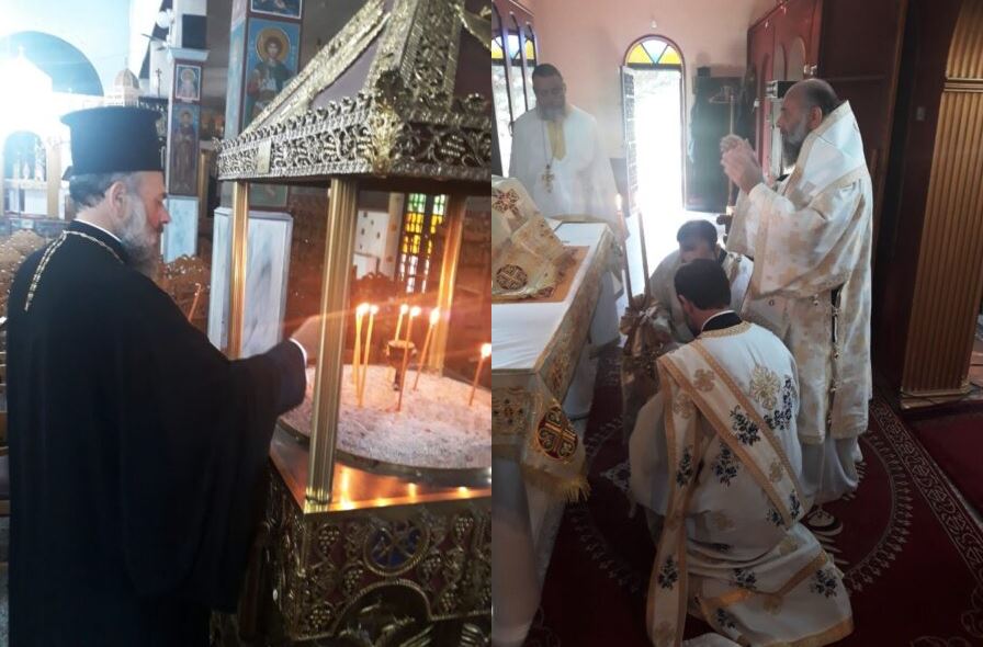 Ο Θεσσαλιώτιδος Τιμόθεος στον Άγιο Νικόλαο Ματαράγκας