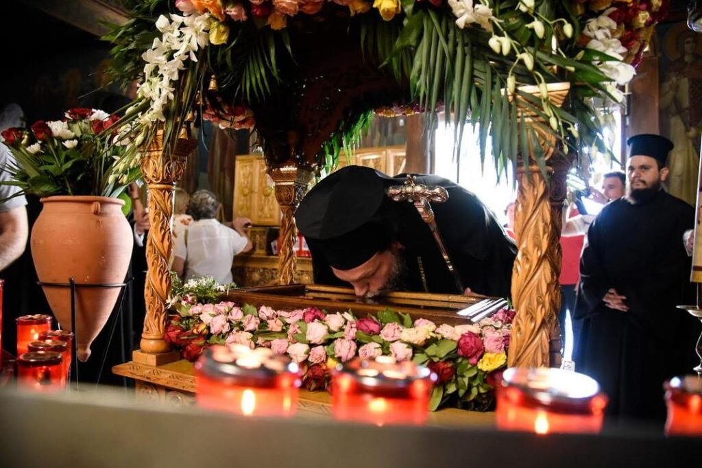 Η Κοίμησις της Θεοτόκου στην Ι.Μ. Νέας Ιωνίας και Φιλαδελφείας