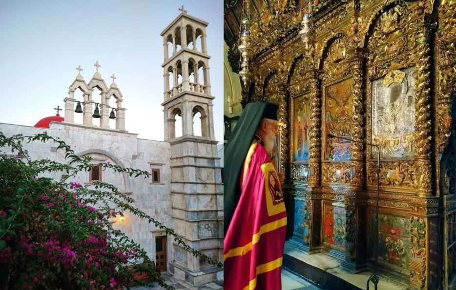 Η πρώτη Παράκλησις στο Καθολικό της Ι.Μ. Παναγίας Τουρλιανής