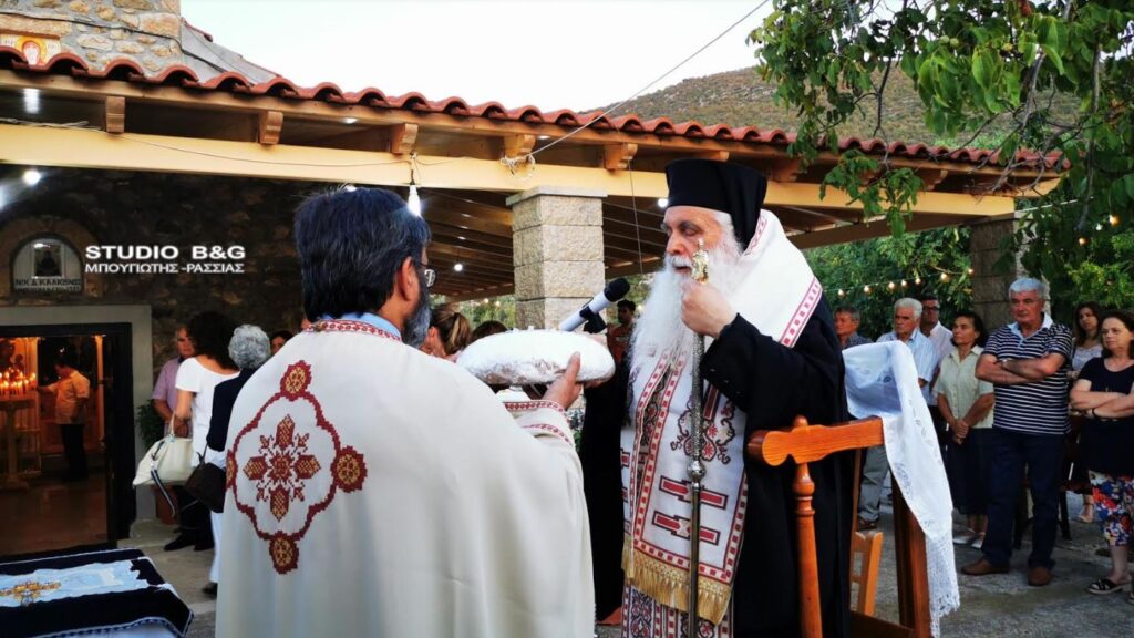 Ο Αργολίδος Νεκτάριος επί τη εορτή της Κατάθεσης της Τιμίας Ζώνης