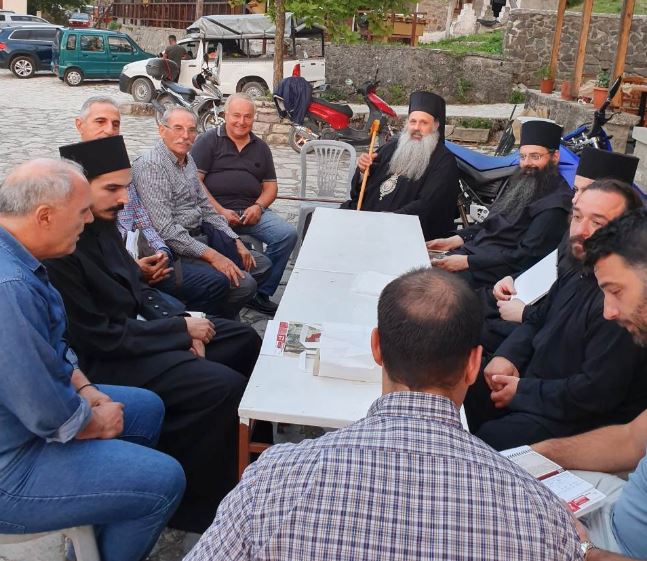 Ο Σταγών και Μετεώρων κ. Θεόκλητος στην Κρανιά