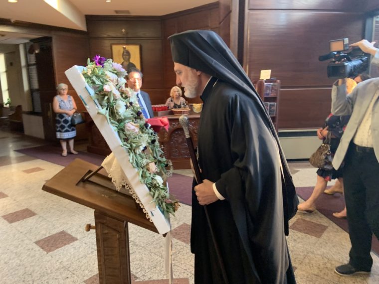 Ο Αρχιεπίσκοπος Αμερικής στον εορτασμό της Παναγίας Προυσιώτισσας