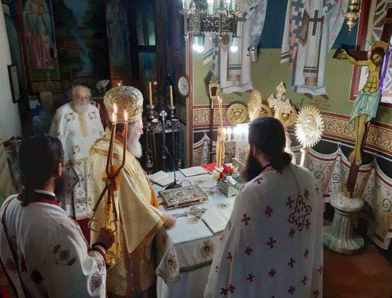 Η μνήμη της Αποτομής της Τιμίας Κεφαλής στην Ι.Μ. Χαλκίδος