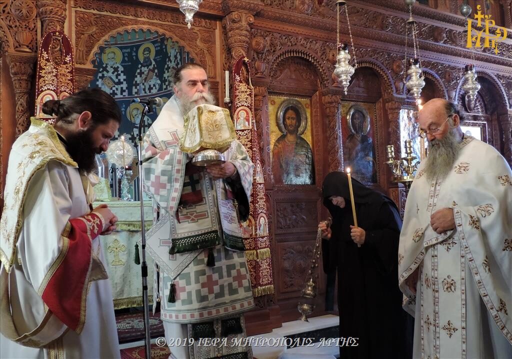 Στην Ιερά Μονή Ροβελίστης ο Μητρ. Άρτης