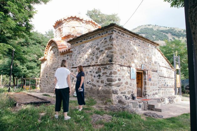 Στον Ναό της Αναλήψεως στην Κορυτσά η υπ. Πολιτισμού Αλβανίας