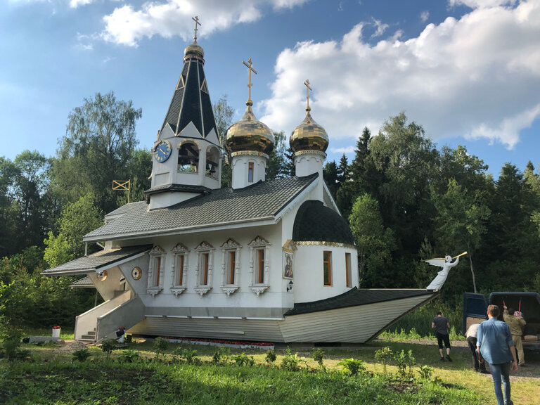 Εκκλησία με τη μορφή πλοίου στη Ρωσία