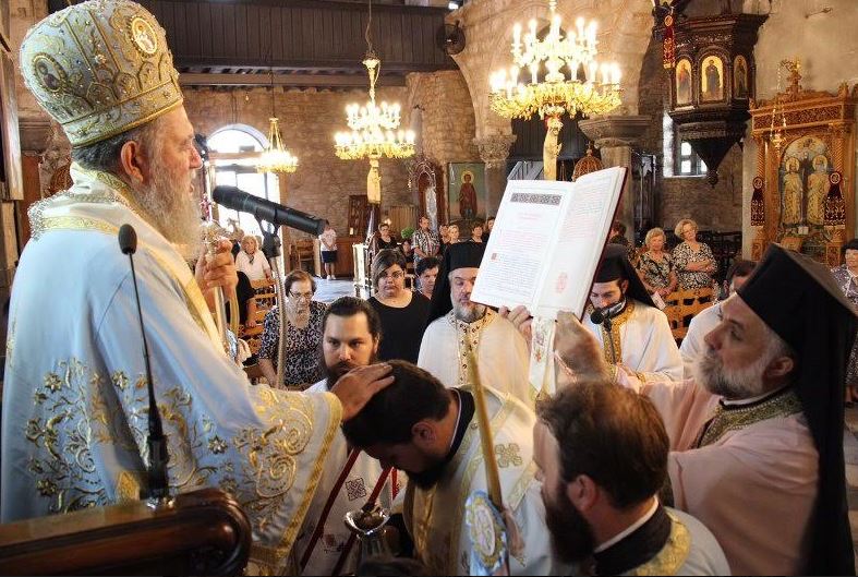 Χειροτονία νέου ιεροδιακόνου στη Μητρ.Χαλκίδος