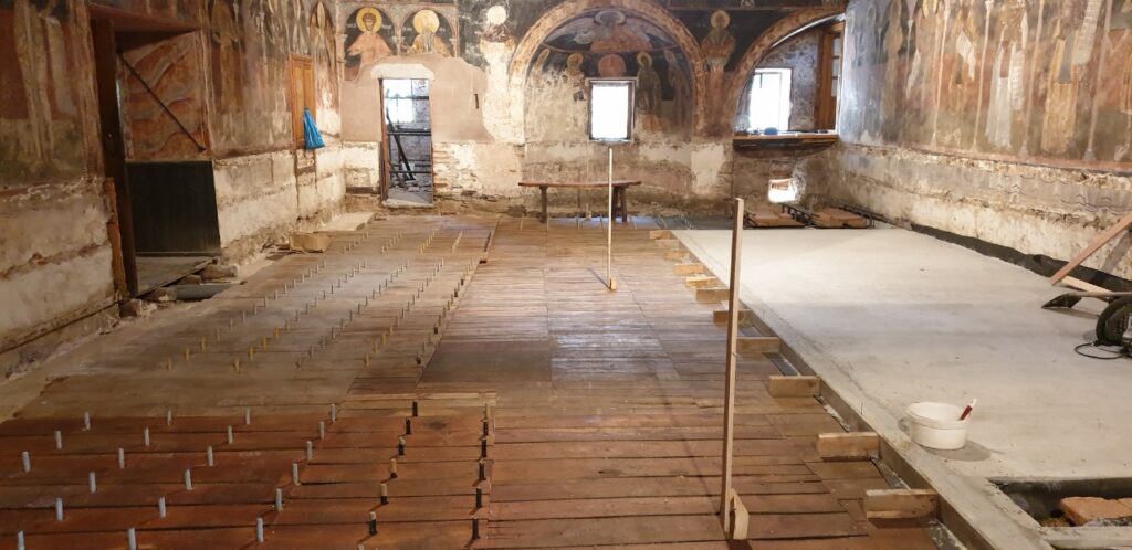 Радови на Хиландарској трпезарији и кухињи