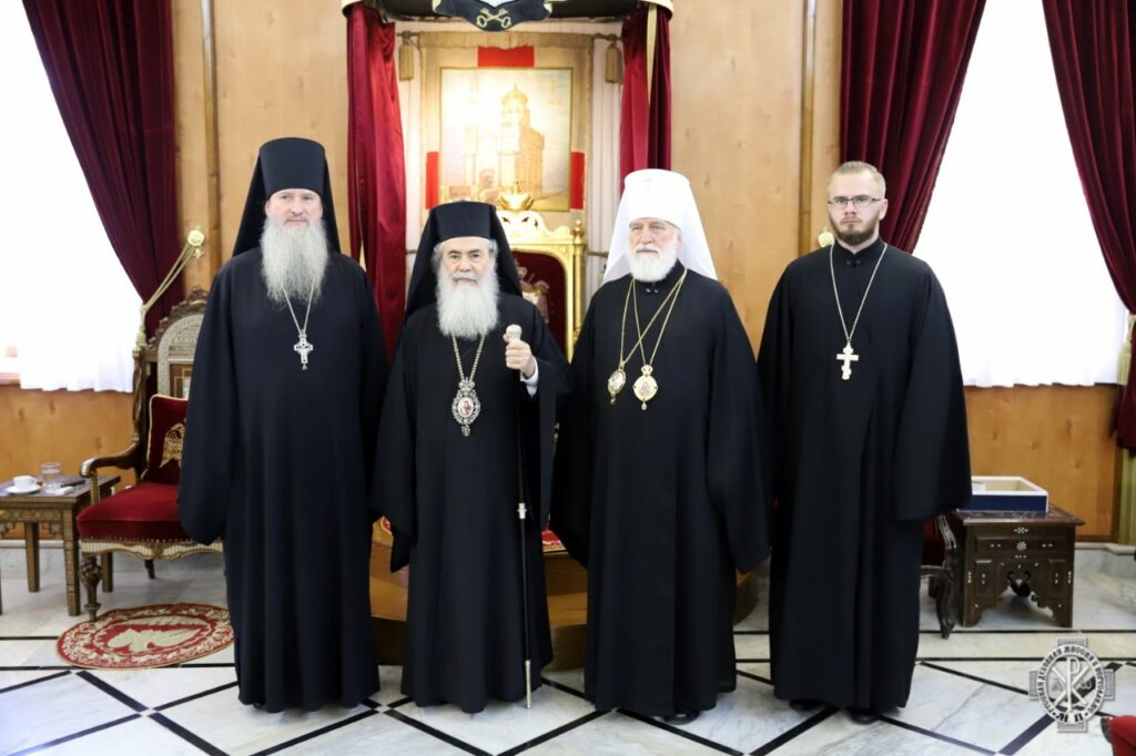 Состоялась встреча Предстоятеля Иерусалимской Православной Церкви и Патриаршего экзарха всея Беларуси