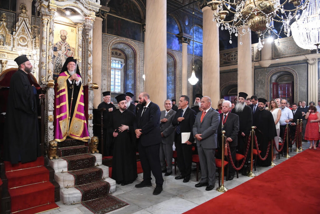 Ecumenical Patriarch Honors Associate Professor Christos Yannaras with the Offikion of Archon Grand Rhetor of the Holy Great Church of Christ