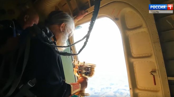 Russia’s airborne priests wage war on sin