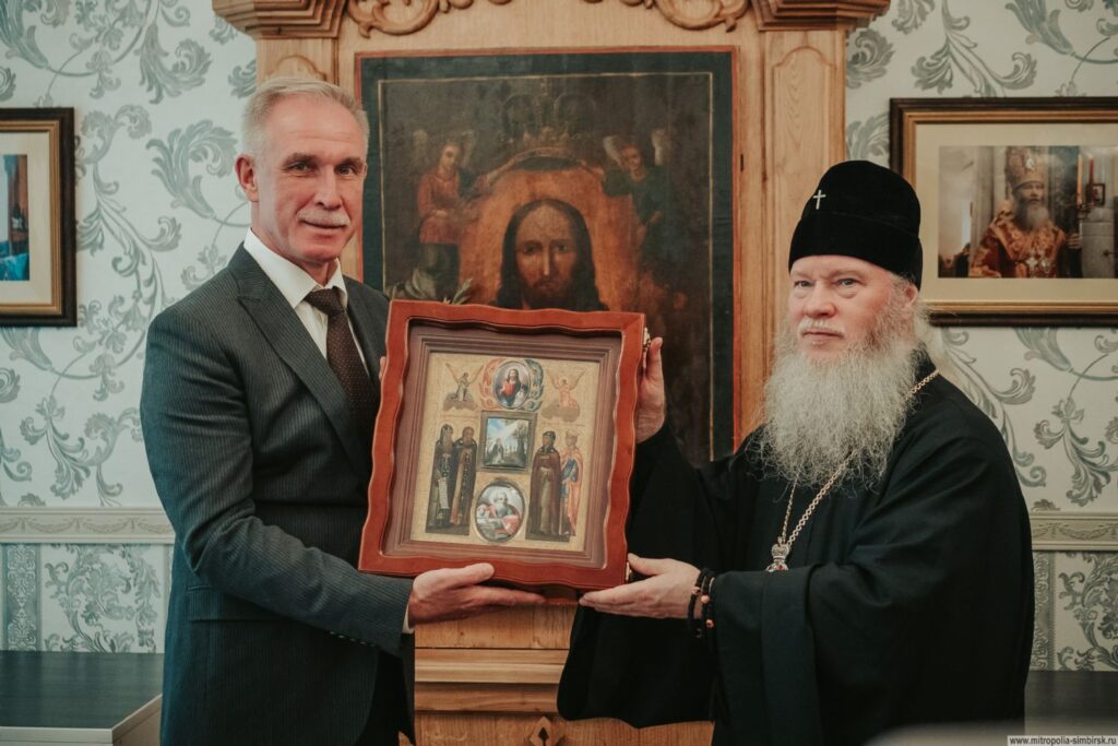 СОСТОЯЛАСЬ ВСТРЕЧА ГЛАВЫ СИМБИРСКОЙ МИТРОПОЛИИ С ГУБЕРНАТОРОМ УЛЬЯНОВСКОЙ ОБЛАСТИ