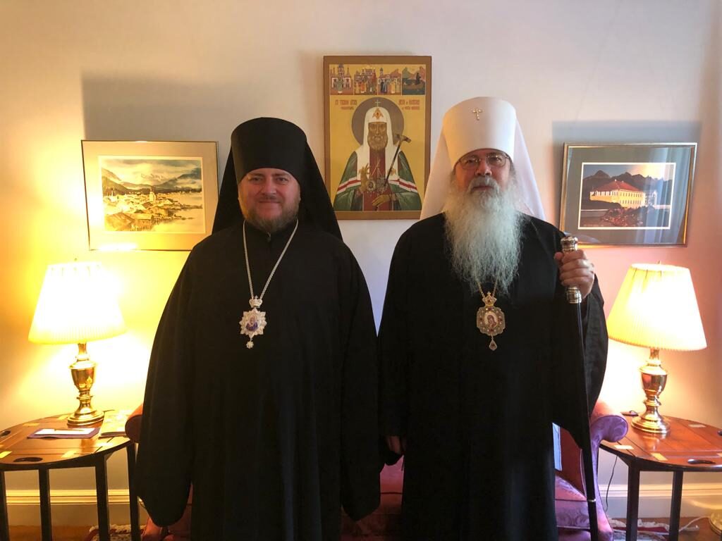 Acting administrator of the Patriarchal Parishes in the USA meets with Primate of the Orthodox Church in America