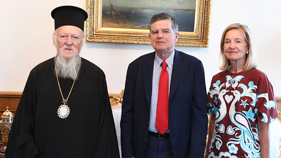 The new governor of Mount Athos visits the Ecumenical Patriarch