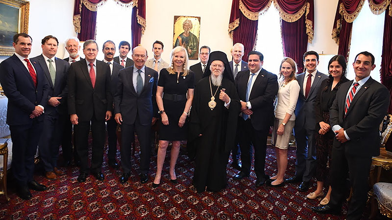 The US Secretary of Commerce at the Ecumenical Patriarchate