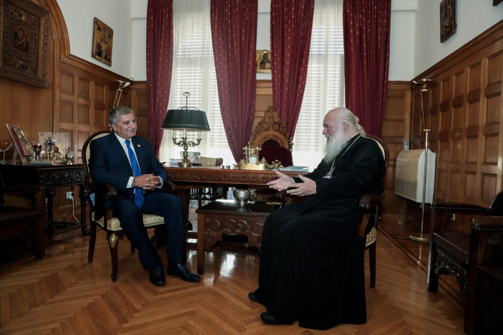 Συνάντηση Γ. Πατούλη με Αρχιεπ. Αθηνών