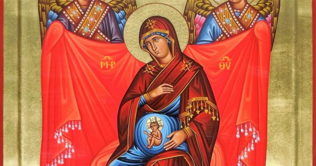 Παναγία η Εγκυμονούσα: Προστάτιδα και φρουρός πάντων των επιτόκων