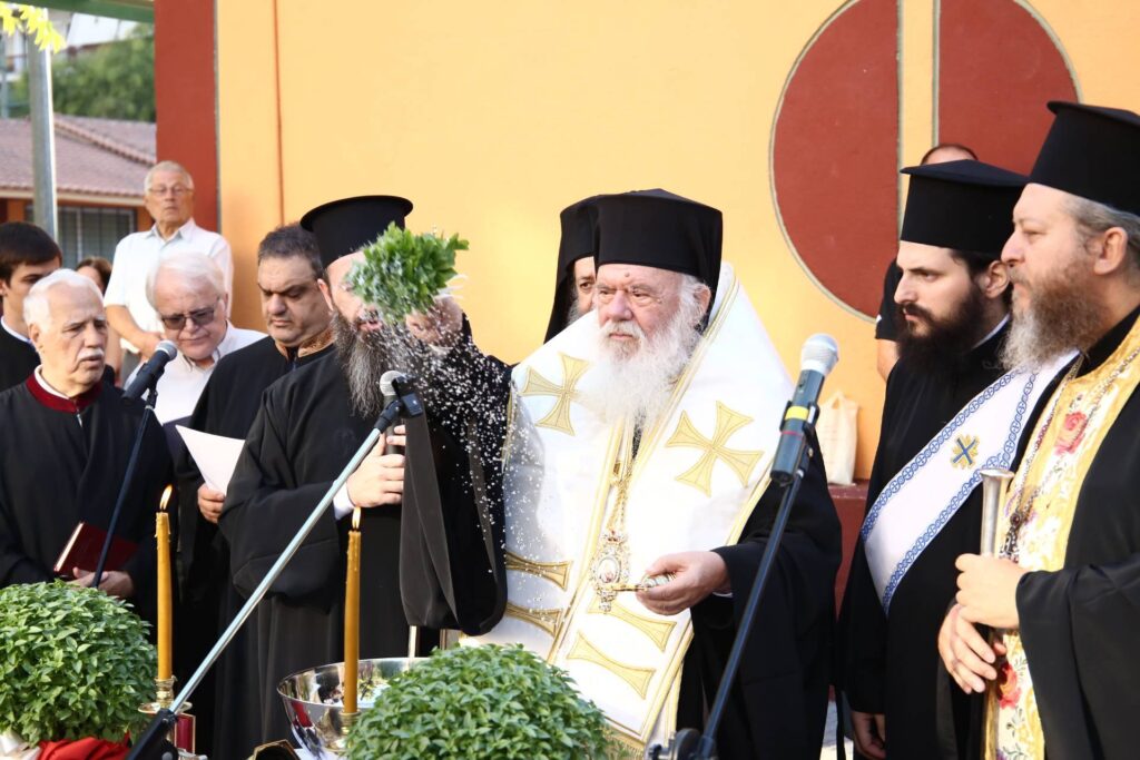 Archbishop of Athens & All Greece at 2 school blessings on Wed. for start of new academic year (VIDEO + PHOTOS)