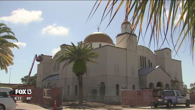 Construction intensifies to complete Holy Trinity Cathedral in Clear Water, Fla.