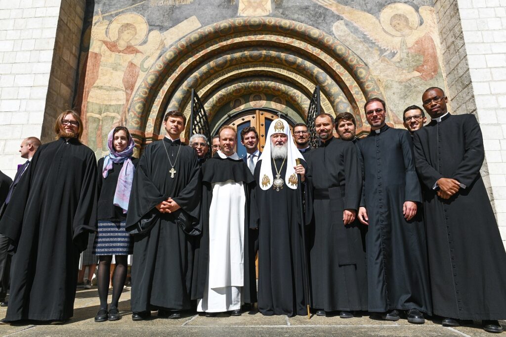 His Holiness Patriarch Kirill meets with participants in the 5th Summer Institute for representatives of the Roman Catholic Church