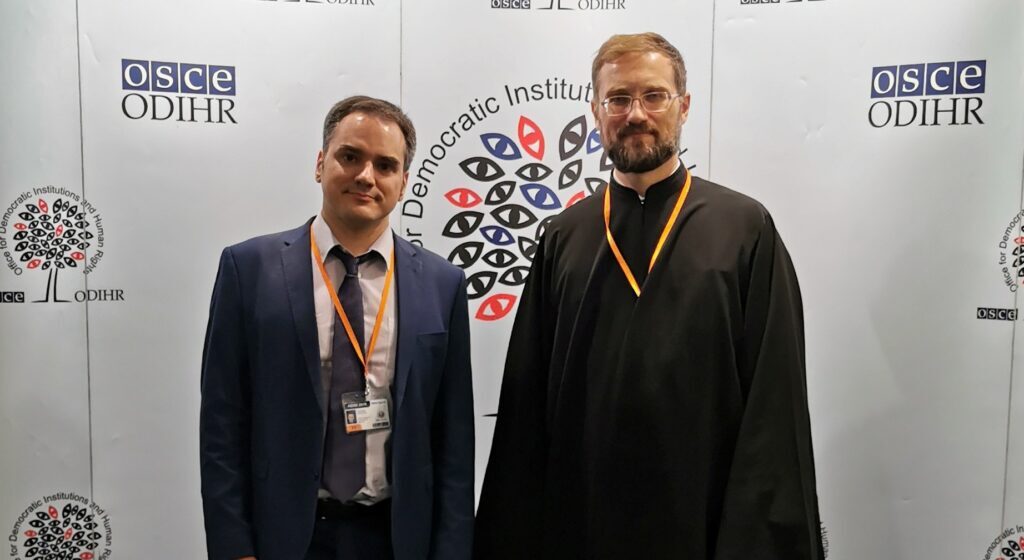 Moscow Patriarchate delegation at OSCE meeting in Warsaw